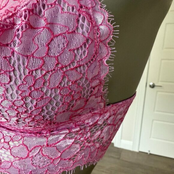 Cosabella Pret A Porter Bralette Bra with shimmer pink size M Medium - Picture 2 of 5